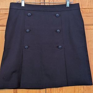 Brooks Brothers Black Mini Skirt